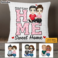 Personalized Couple Home Sweet Home Pillow JL261 85O53 thumb 1