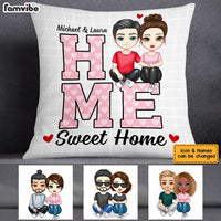Personalized Couple Home Sweet Home Pillow JL261 85O53 thumb 1