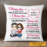 Personalized Couple I Choose You Pillow JL263 30O47 thumb 1