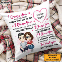 Personalized Couple I Choose You Pillow JL263 30O47 thumb 1