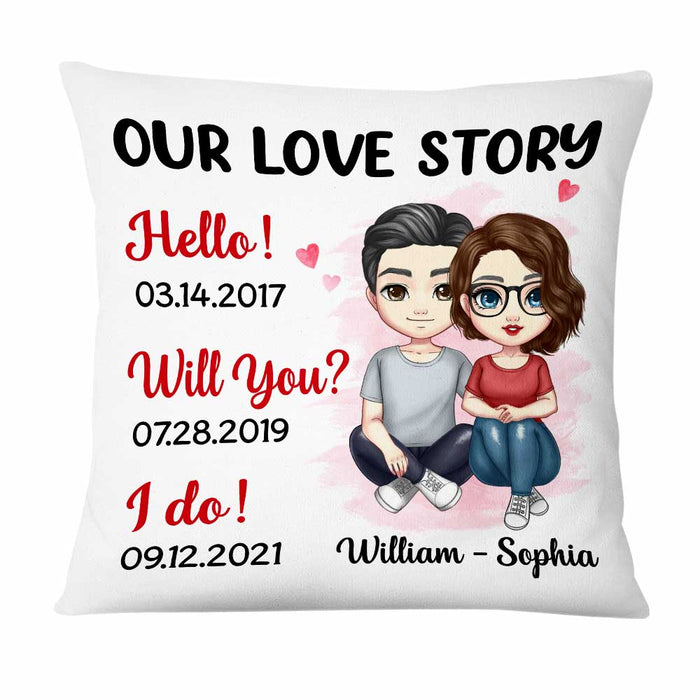 Personalized Couple Anniversary Pillow JL263 85O47 1