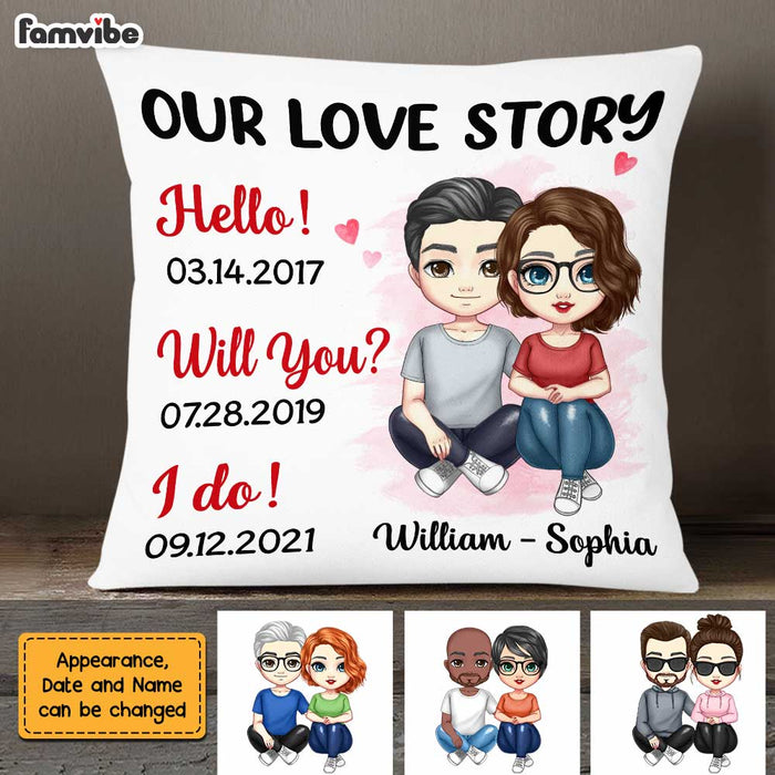 Personalized Couple Anniversary Pillow JL263 85O47 1