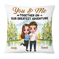 Personalized Couple You And Me Greatest Adventure Pillow JL261 32O53 thumb 1