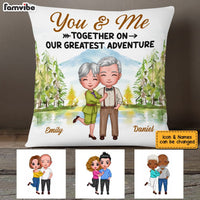 Personalized Couple You And Me Greatest Adventure Pillow JL261 32O53 thumb 1