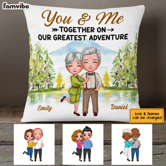 Personalized Couple You And Me Greatest Adventure Pillow JL261 32O53 1