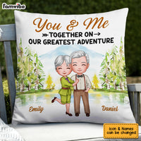 Personalized Couple You And Me Greatest Adventure Pillow JL261 32O53 thumb 1