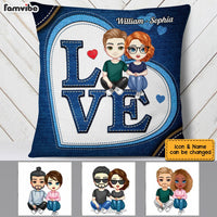 Personalized Couple Love Pillow JL266 30O53 thumb 1