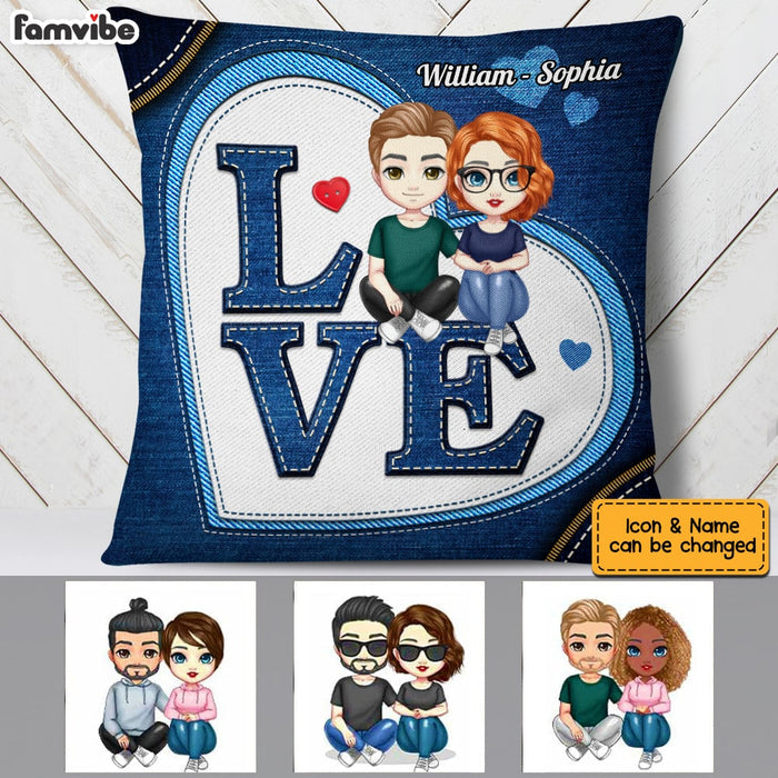 Personalized Couple Love Pillow JL266 30O53 1