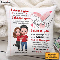 Personalized Couple I Choose You Pillow JL261 23O28 thumb 1