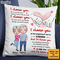 Personalized Couple I Choose You Pillow JL261 23O28 thumb 1