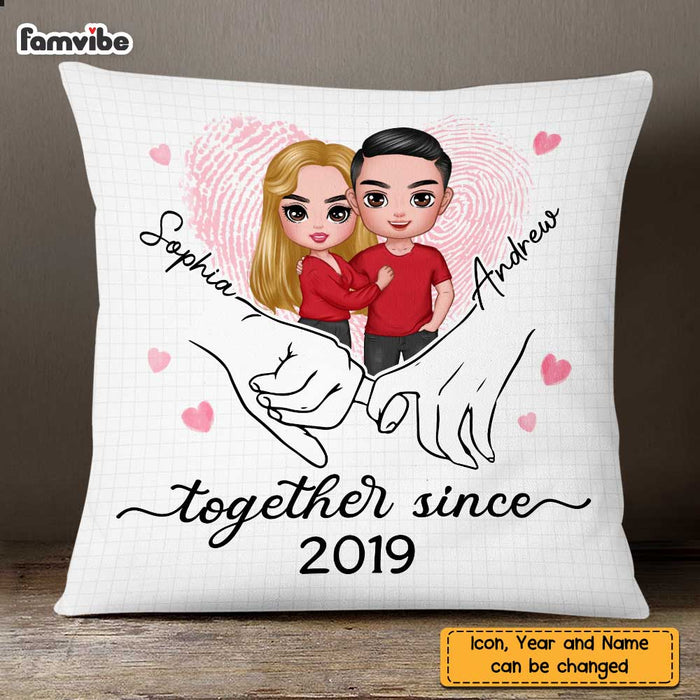 Personalized Couple Together Since Pillow JL262 23O47 1