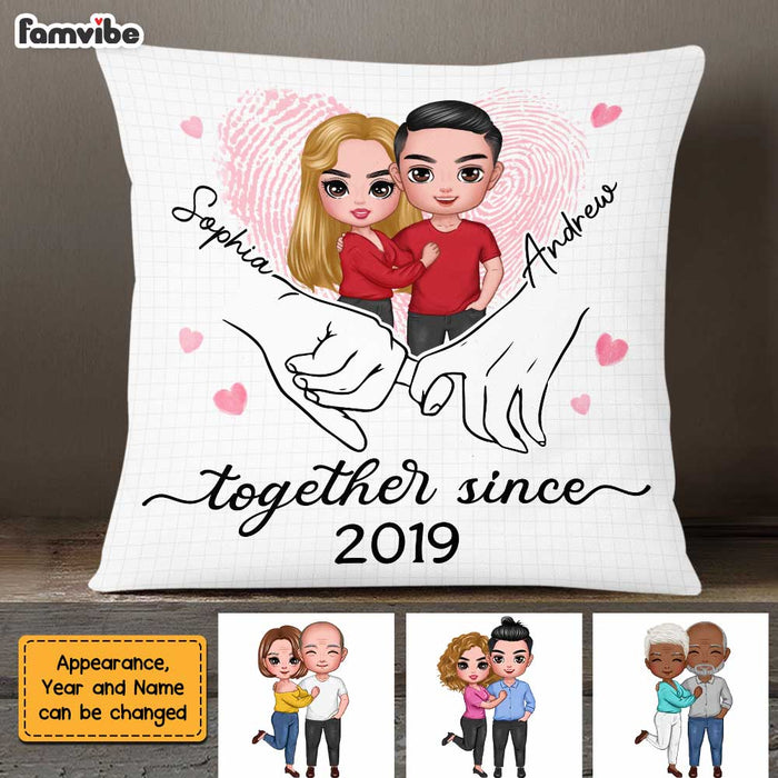 Personalized Couple Together Since Pillow JL262 23O47 1