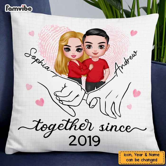 Personalized Couple Together Since Pillow JL262 23O47 1