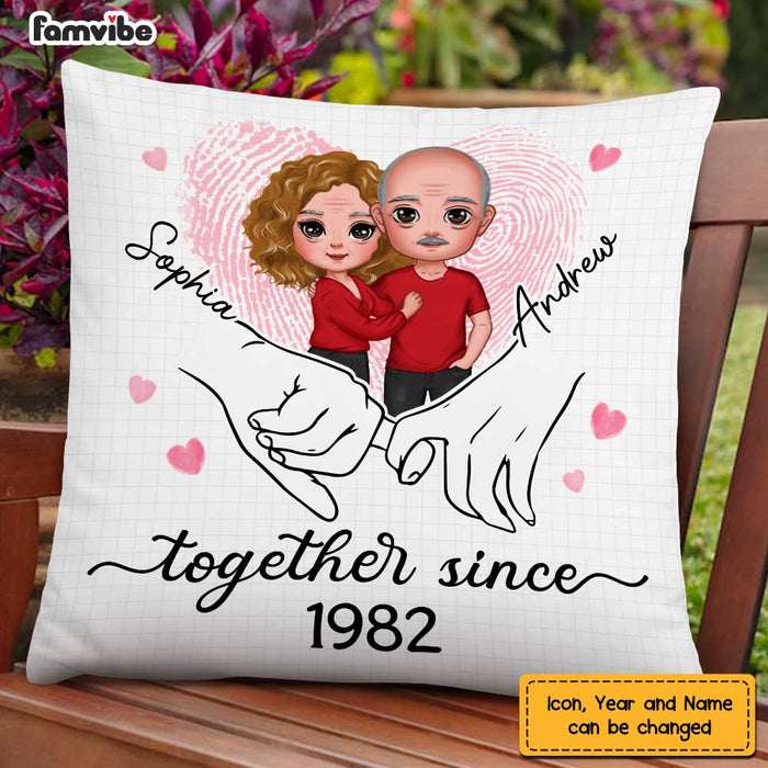 Personalized Couple Together Since Pillow JL262 23O47 1