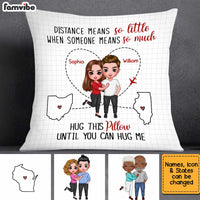 Personalized Love Couple Long Distance Pillow JL273 32O34 thumb 1