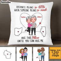 Personalized Love Couple Long Distance Pillow JL273 32O34 thumb 1