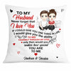 Personalized To My Husband Heart Pillow JL269 30O31 1