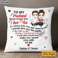 Personalized To My Husband Heart Pillow JL269 30O31 thumb 1