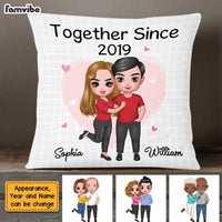 Personalized Couple Together Since Pillow JL272 30O47 thumb 1