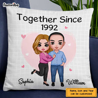 Personalized Couple Together Since Pillow JL272 30O47 thumb 1
