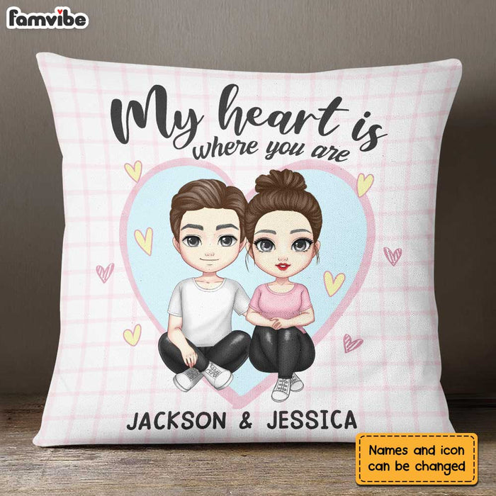 Personalized Couple Cute Pillow JL274 30O31 1