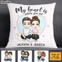 Personalized Couple Cute Pillow JL274 30O31 thumb 1