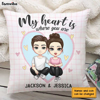 Personalized Couple Cute Pillow JL274 30O31 thumb 1