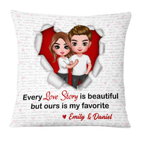 Personalized Couple Love Story Pillow JL272 30O53 thumb 1