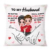 Personalized Husband Holding Hands Pillow JL278 23O53 1