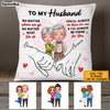 Personalized Husband Holding Hands Pillow JL278 23O53 1