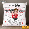 Personalized Wife Holding Hands Pillow JL277 23O53 1