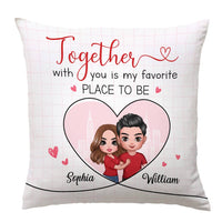 Personalized Couple Together Pillow JL271 23O28 thumb 1