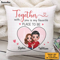 Personalized Couple Together Pillow JL271 23O28 thumb 1