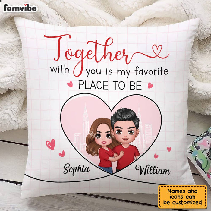 Personalized Couple Together Pillow JL271 23O28 1