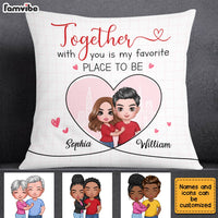 Personalized Couple Together Pillow JL271 23O28 thumb 1