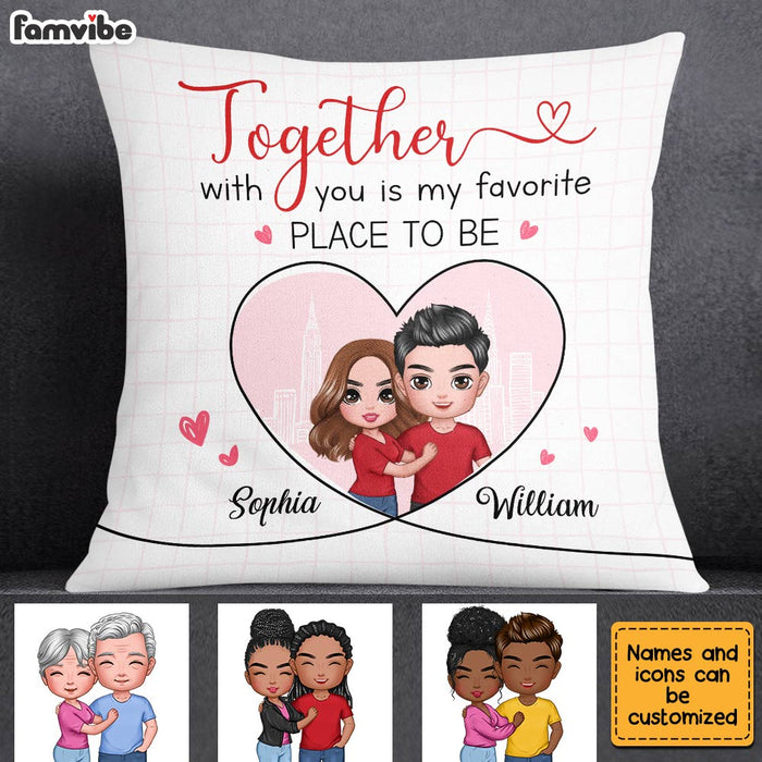 Personalized Couple Together Pillow JL271 23O28 1