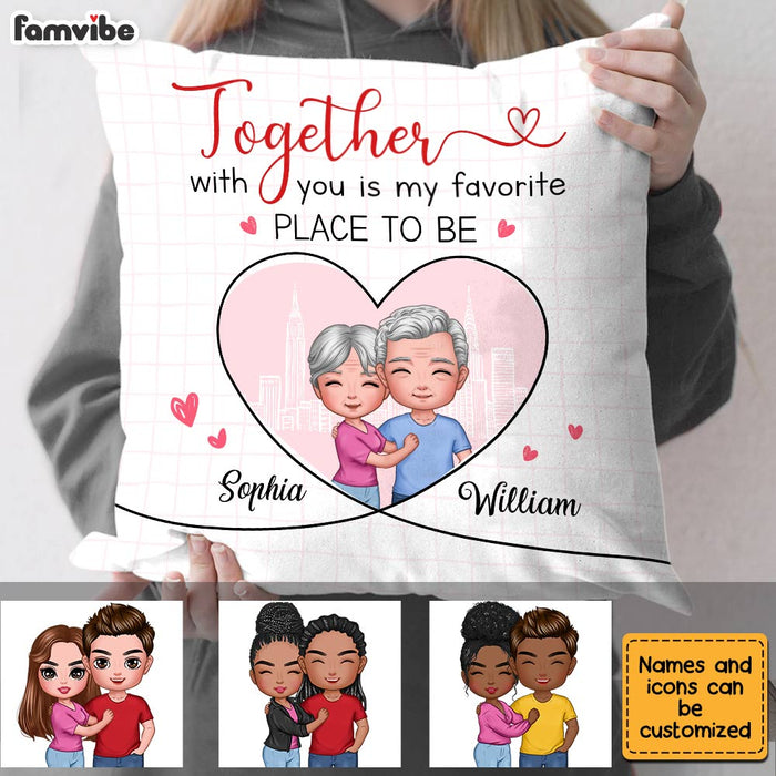 Personalized Couple Together Pillow JL271 23O28 1