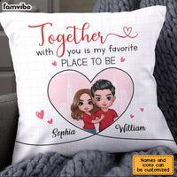 Personalized Couple Together Pillow JL271 23O28 thumb 1