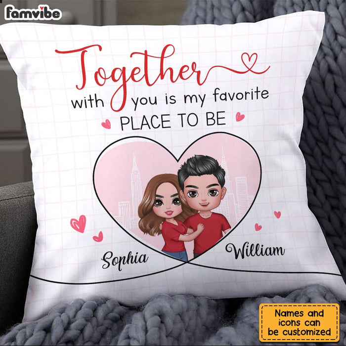 Personalized Couple Together Pillow JL271 23O28 1