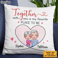 Personalized Couple Together Pillow JL271 23O28 thumb 1