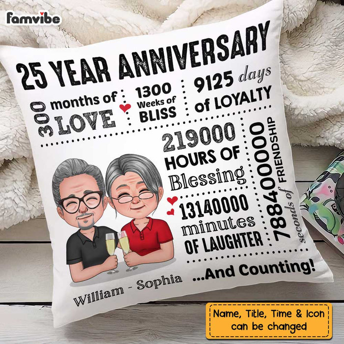 Personalized Couple Anniversary Pillow JL271 32O47 1