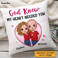 Personalized Couple My Heart Needed You Pillow JL272 23O47 thumb 1