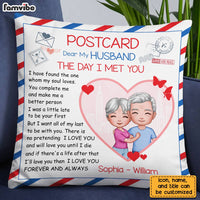 Personalized Husband The Day Love Letter Pillow JL273 23O28 thumb 1