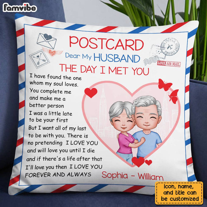 Personalized Husband The Day Love Letter Pillow JL273 23O28 1