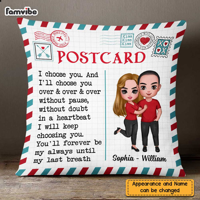 Personalized Couple Love Letter Pillow JL274 23O47 Famvibe