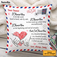 Personalized Couple Love Letter I Choose You Pillow JL276 23O53 thumb 1
