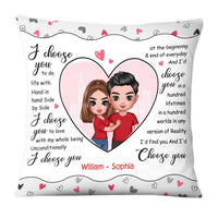 Personalized Couple I Choose You Pillow JL275 23O28 thumb 1