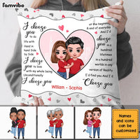 Personalized Couple I Choose You Pillow JL275 23O28 thumb 1