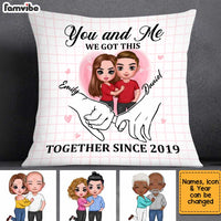 Personalized Love Couple Anniversary Pillow JL282 32O34 thumb 1