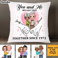 Personalized Love Couple Anniversary Pillow JL282 32O34 thumb 1